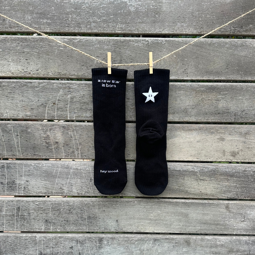 SOCKS "A New Star Is Born" - Black