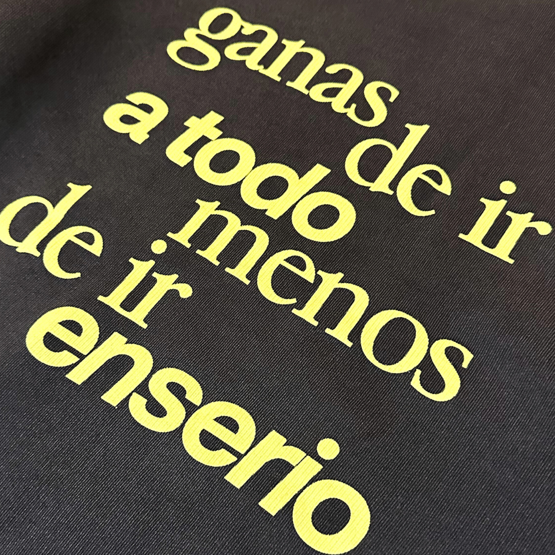 CREWNECK "Ganas De Ir a Todo" - Dark Gray