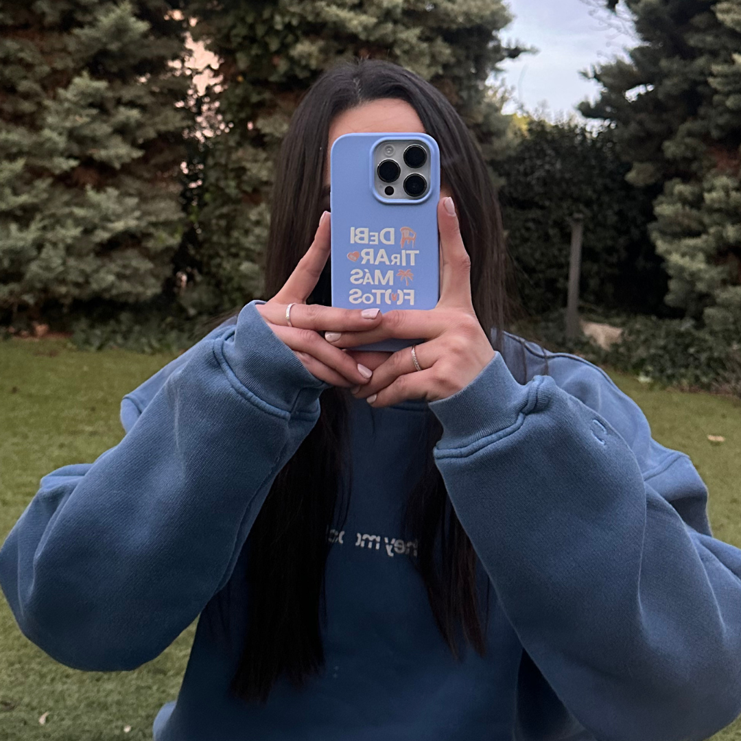 DTMF LAVANDER BLUE/ORANGE - PHONE CASE