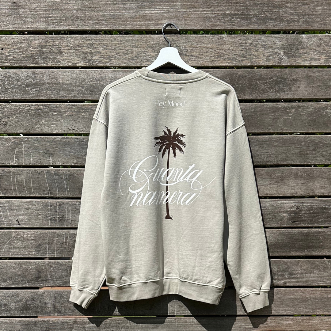 GUANTANAMERA Crewneck - Celeste