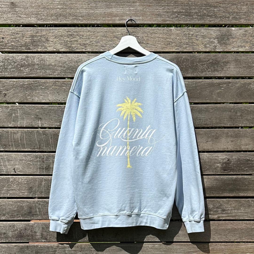 GUANTANAMERA Crewneck - Celeste