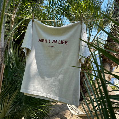 HIGH ON LIFE Tee - Stone