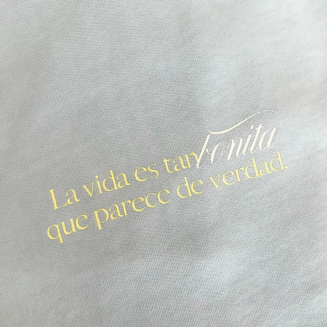 GUANTANAMERA Crewneck - Celeste