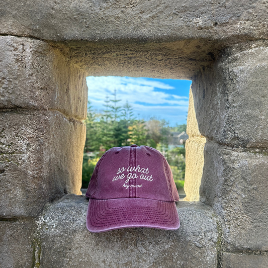 CAP "So What We Go Out" - Burgundy