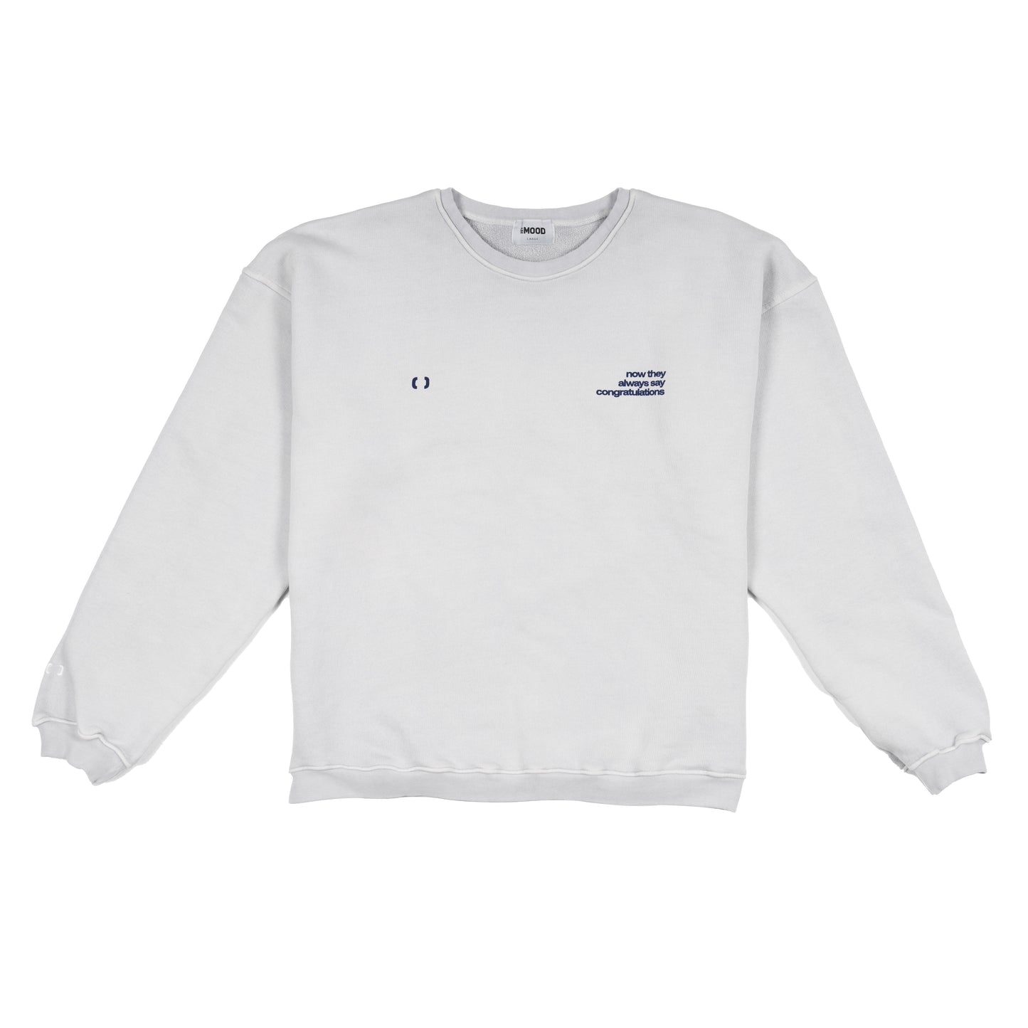 CREWNECK "Congratulations" - Light Gray