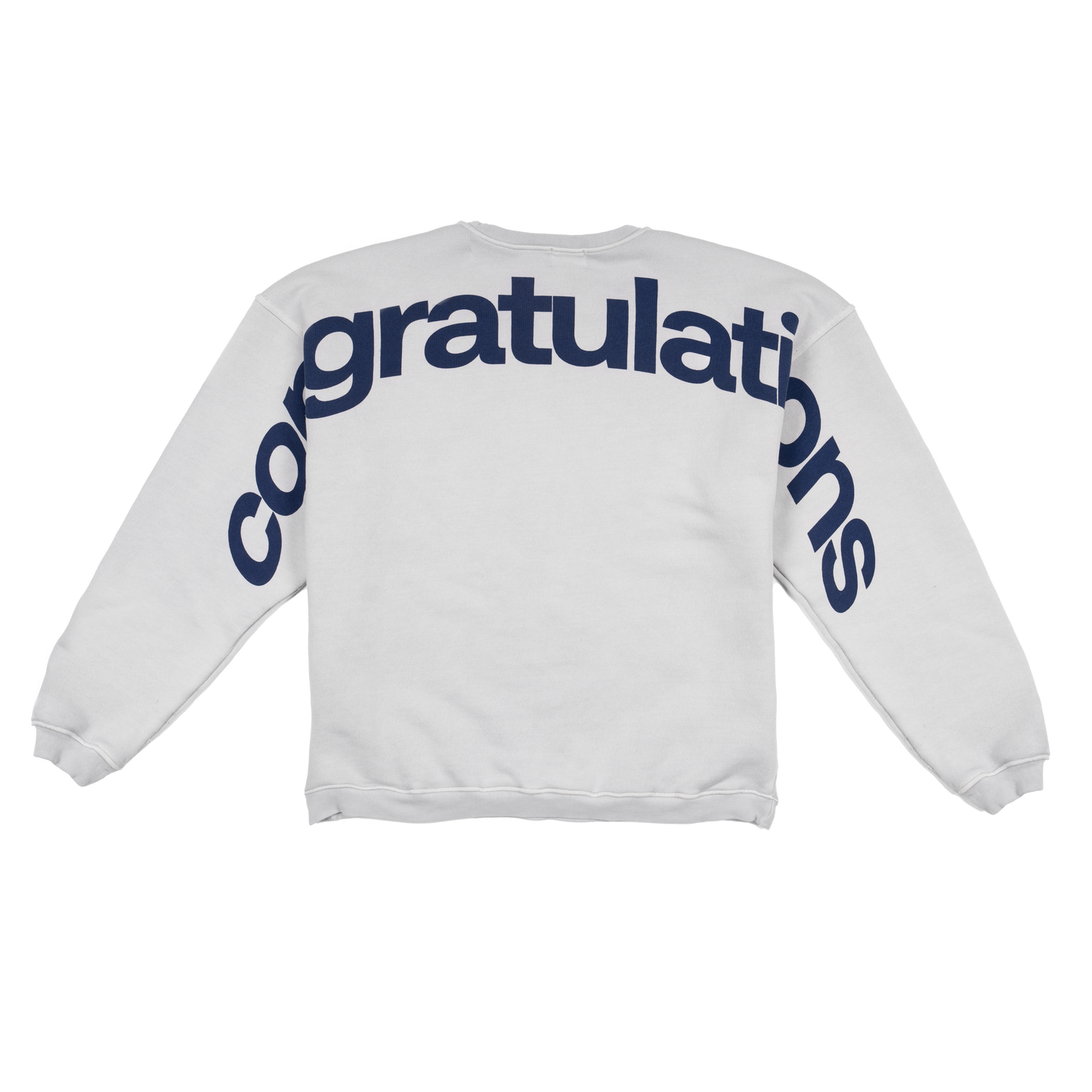 CREWNECK "Congratulations" - Light Gray